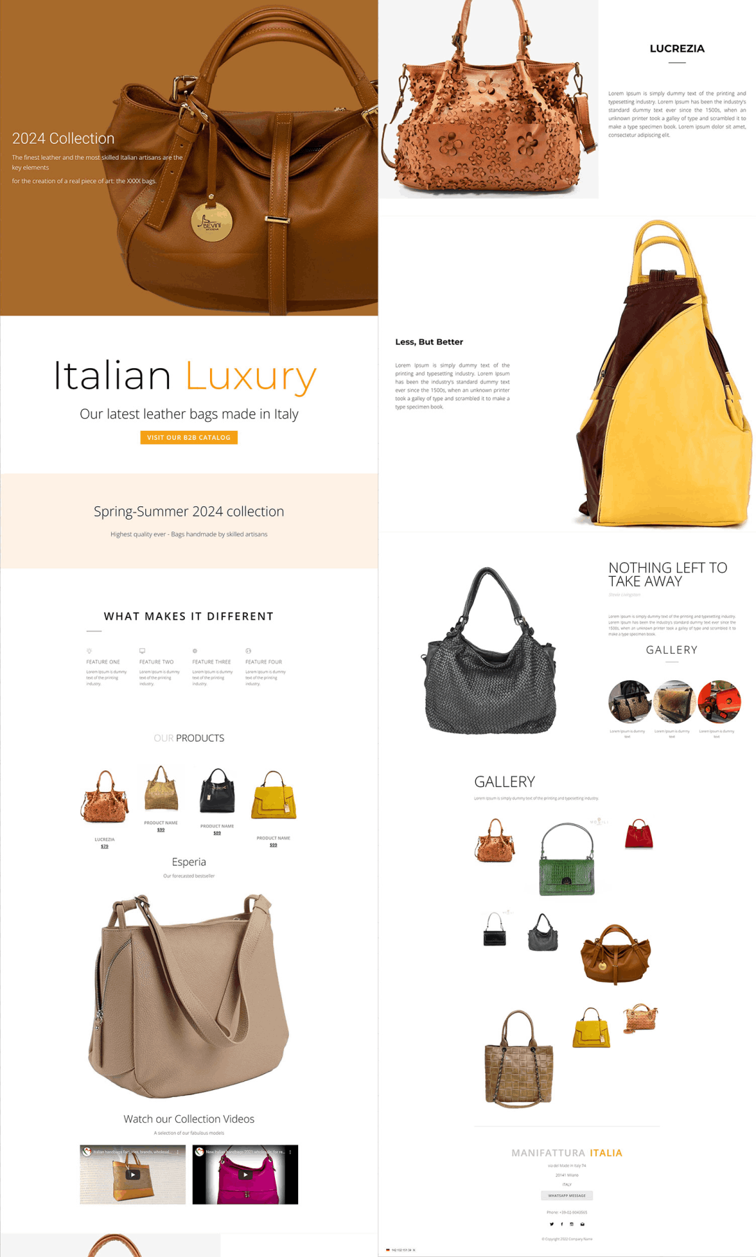 Lookbooks per presentare collezioni moda